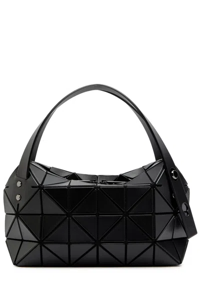Issey Miyake Boston Small Faux Leather Top Handle Bagf In Black