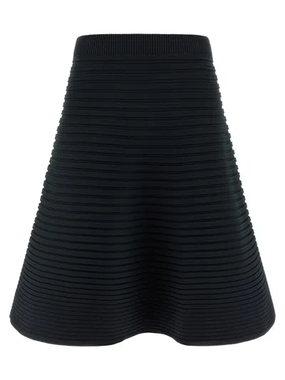 ISSEY MIYAKE BOUNCE KNIT SKIRTS GREEN