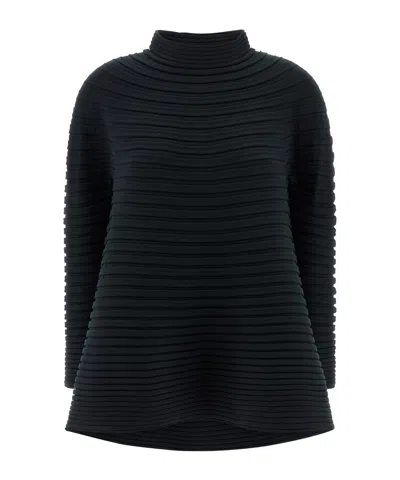 Issey Miyake 'bounce Knit' Top In Green