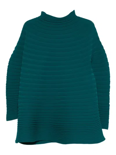 Issey Miyake Bounce Pullover In Green