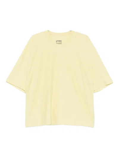 Issey Miyake Boxy Short-sleeve T-shirt In Yellow