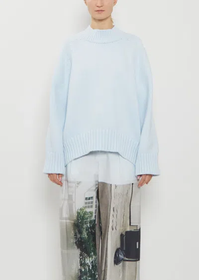 Issey Miyake Breeze Knit Top In Blue