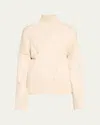 Issey Miyake Brobdingnag Twisted Knit Sweater In Moon White