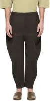 Issey Miyake Elastic Waist Casual Pants