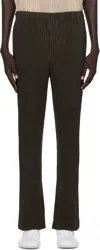 Issey Miyake Brown Monthly Color June Trousers In Brown