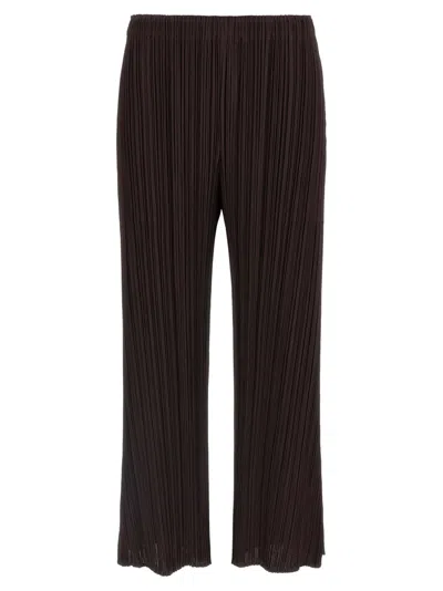 ISSEY MIYAKE BROWN MONTHLY COLORS JULY PANTS