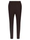 Issey Miyake Brown Monthly Colors July Pants In Brown