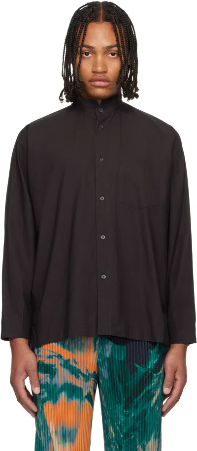Issey Miyake Brown Streamline Shirt