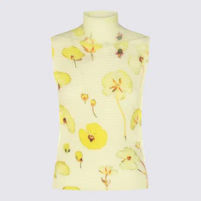 Issey Miyake Pressed Flora Pleats Top In Pytalos