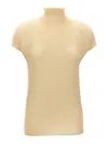 Issey Miyake Wooly Pleats-56 T-shirt Beige