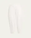 Issey Miyake Campagne Cropped Pants In White