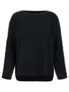 Issey Miyake Black Campagne Sweater In Black