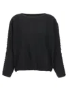 Issey Miyake Black Campagne Sweater In Black