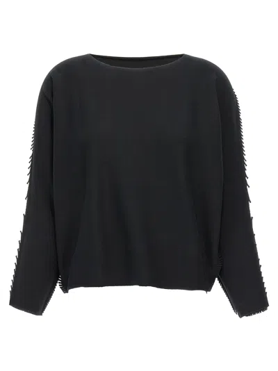 Issey Miyake Campagne Sweaters And Cardigans Black