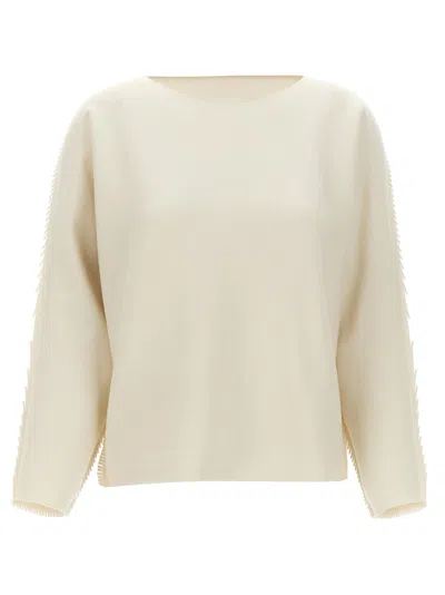 Issey Miyake Campagne Sweaters And Cardigans White