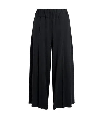Issey Miyake Campagne Trousers In Black