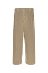 ISSEY MIYAKE CAPPUCCINO POLYESTER WIDE-LEG PANT