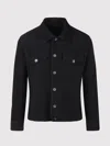 Issey Miyake Wool Like Light Casual Jackets And Parka Black