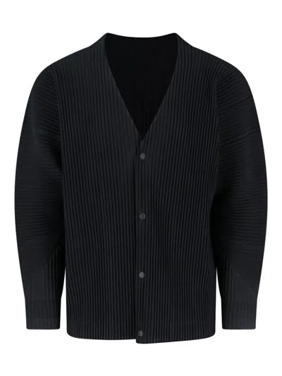 Issey Miyake Cardigan In Black