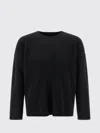 Issey Miyake September Knitwear Long Sleeve Sweater In Black
