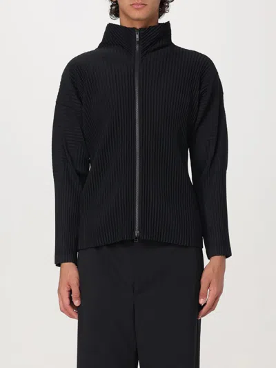 ISSEY MIYAKE CARDIGAN HOMME PLISSE' ISSEY MIYAKE MEN COLOR BLACK,G30049002