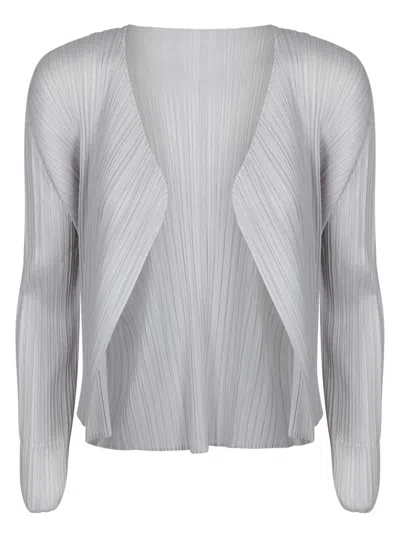 Issey Miyake Cardigans In Gray