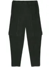 Issey Miyake Cargo Trousers In Green