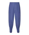 Issey Miyake Cascade Trousers In Purple