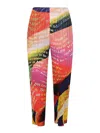 Issey Miyake Pleats Please  Voyager Trousers Clothing In Orange