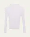 Issey Miyake Chiffon Twist 1 Sheer Top In Lt Wisteria Purple
