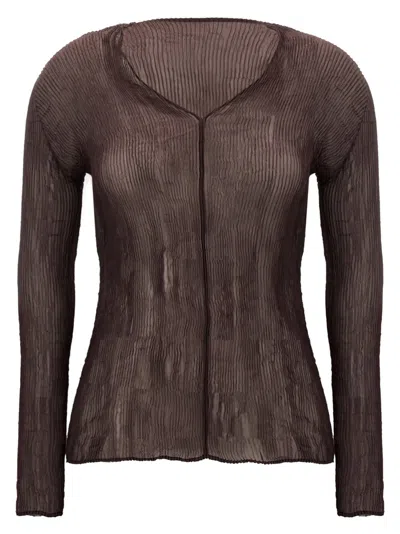 ISSEY MIYAKE CHIFFON TWIST 1 SWEATER