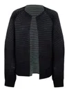 Issey Miyake Circle Knit Cardigan Clothing In Black