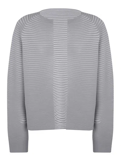 ISSEY MIYAKE CÁRDIGAN - GRIS