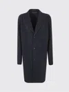 Issey Miyake Coat Homme Plisse'  Men Color Navy In Blue