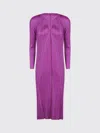 Issey Miyake Coat Pleats Please  Woman Color Fuchsia In Pink