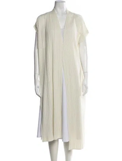 Pre-owned Issey Miyake Coat W/ Tags In Neutrals