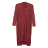Issey Miyake Coat In Red