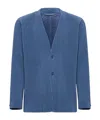 Issey Miyake Tailored Pleats 1 Jacket In Blue