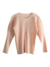 Issey Miyake Color Pleats Long-sleeve T-shirt In Neutral