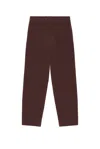 Issey Miyake Color Pleats Straight Pant In Brown