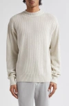 Issey Miyake Crewneck Sweater In Gray