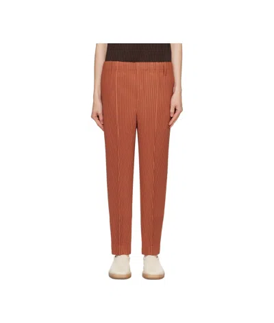 Issey Miyake Compleat Trousers In Brown