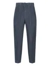 Issey Miyake Compleat Trousers" Pleated Pants - Blue In Blue