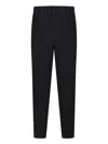 Issey Miyake Ns Coke Gray Compleat Pleated Knitted Trousers In Black