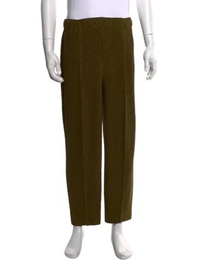 Pre-owned Issey Miyake Corduroy Pants In Green