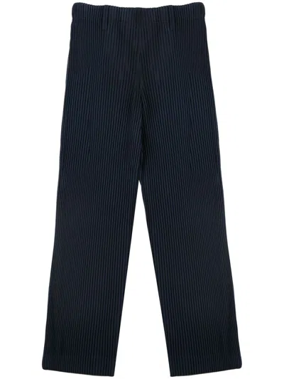 Issey Miyake Corduroy Trousers In Blue