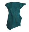 Issey Miyake Cosmic Rays Midi Dress In Green