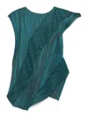 Issey Miyake Cosmic Rays Midi Dress In Blue