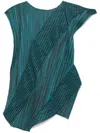 Issey Miyake Cosmic Rays Midi Dress In Blue