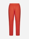 Issey Miyake Orange Rustic Sweatpants In Powerful Orange